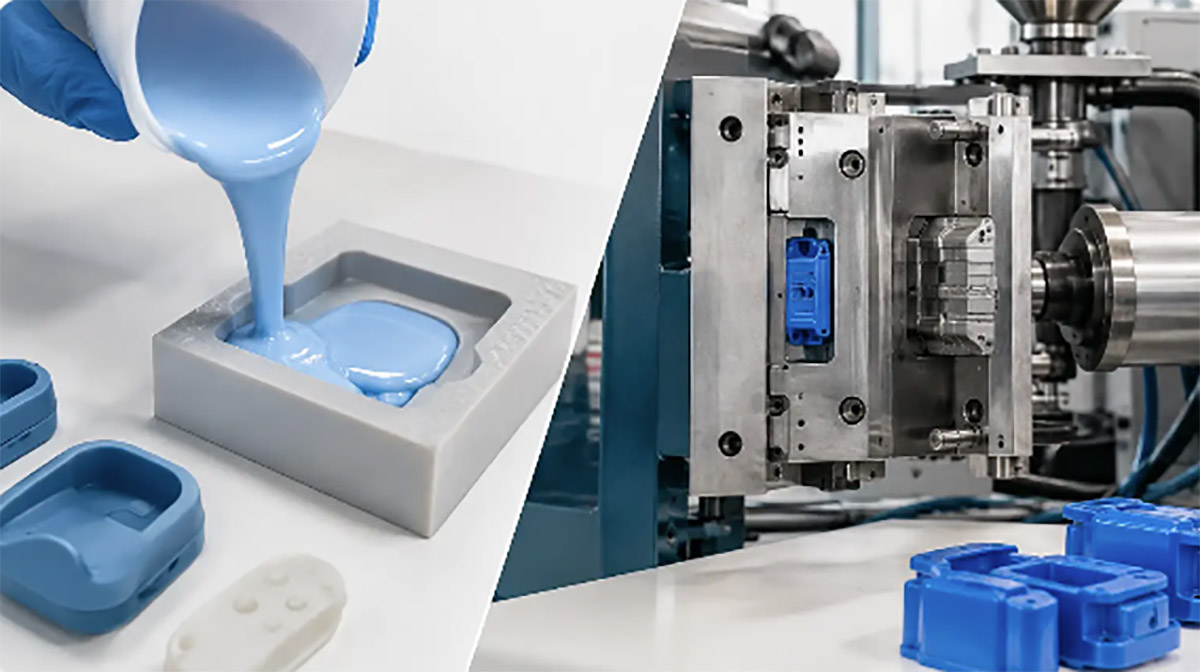 Silicone Molding vs Injection Molding Compared